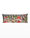 MACKENZIE-CHILDS FERN FLORA LONG LUMBAR PILLOW