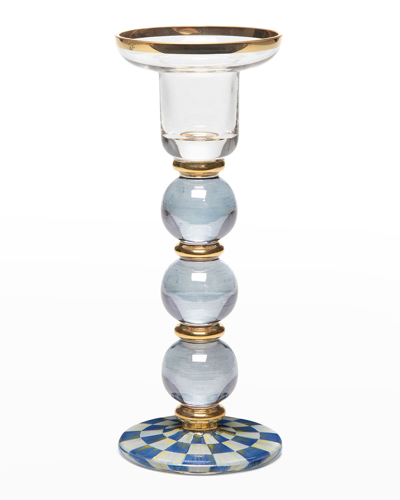 Mackenzie-childs Royal Check Sphere Candlestick - Large