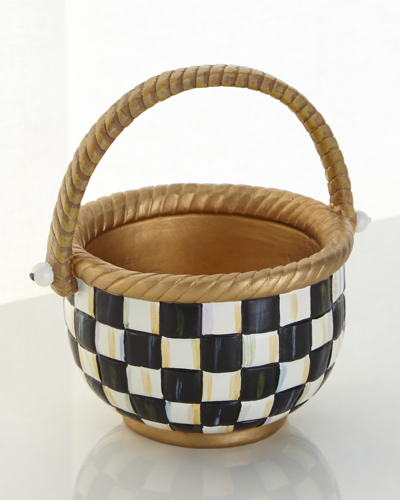 Mackenzie-childs Small Courtly Check Basket In Size 0