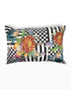 Mackenzie-childs Mackenzie Childs Courtly Flower Market Lumbar Pillow