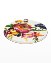 Mackenzie-childs Mackenzie Childs Flower Market Enameled Steel Cheese Course