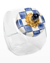 Mackenzie-childs Sweets Jar With Royal Check Lid