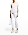 EILEEN FISHER ORGANIC LINEN JERSEY CREWNECK TEE