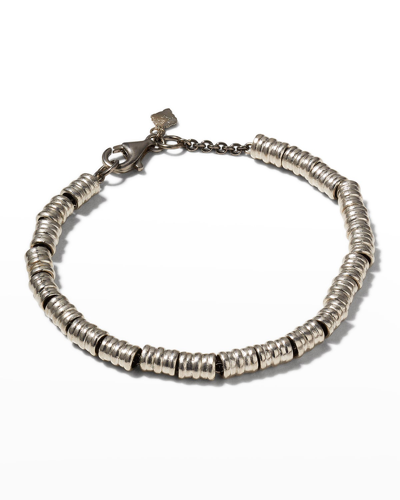 Armenta Men's Sterling Silver Disc Chain Bracelet