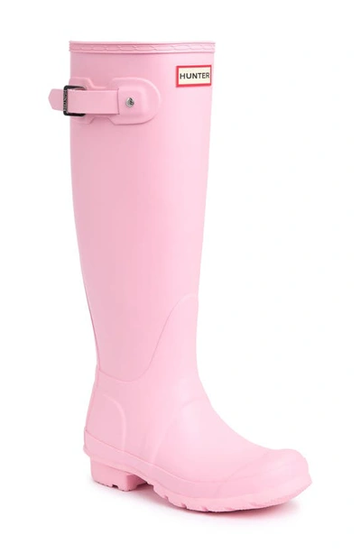 Hunter Original Tall'rain Boot In Blush Thaw