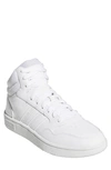 Adidas Originals Hoop 3.0 Mid Classic Sneaker In White/ White/ Dash Grey