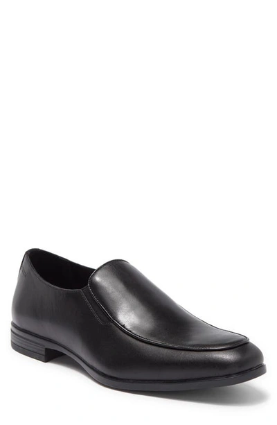 Nordstrom Rack Steven Apron Toe Leather Loafer In Black ModeSens