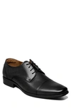 Florsheim Jackson Cap Toe Derby In Black Scratch