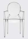 KARTELL LOUIS GHOST ACCENT CHAIRS IN GLOSSY WHITE, SET OF 2