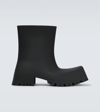 Balenciaga Black Trooper Chelsea Boots In Nero