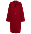 Joseph Caia Wool And Cashmere Coat In Syrah