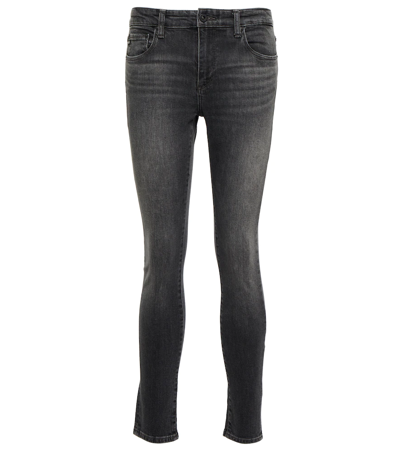 Ag Farrah Skinny Ankle Mid-rise Jeans In Rdwy