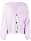 PRINGLE OF SCOTLAND CROPPED BUTTON-UP CARDIGAN