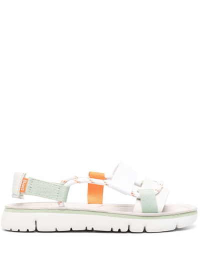 Camper Oruga Strappy Sandals In Weiss