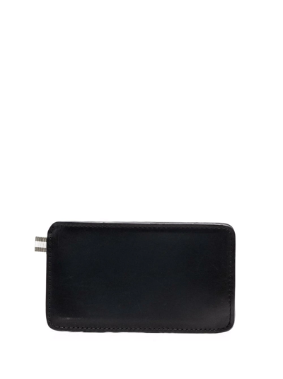 Officine Creative Berge' 03 Leather Cardholder In Blue