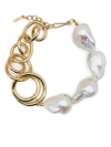 Completedworks Gold Vermeil-plated Pearl Bracelet In Gold
