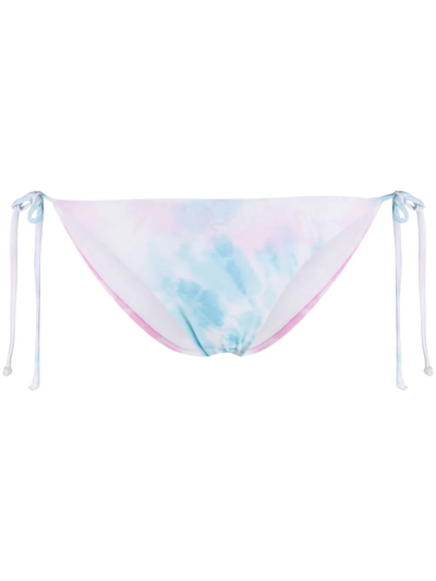 Chiara Ferragni Tie-dye Bikini Bottoms In Multicolor