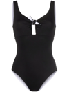 FISICO BOW-DETAIL SWIMSUIT