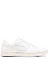 Diesel Debossed-logo Low Top Sneakers In Weiss