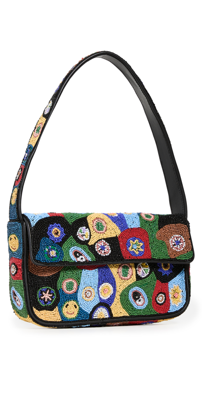 Staud Tommy Bag In Millefiore Black