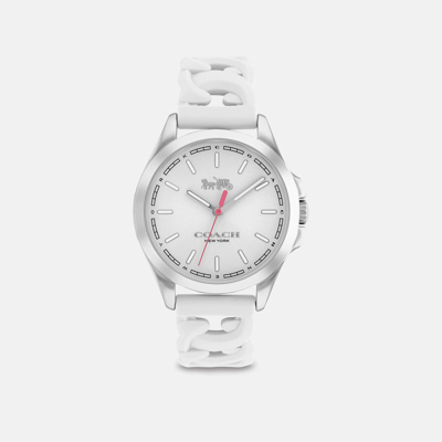 Coach Libby Watch, 34 Mm In White