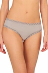 Natori Bliss Girl Comfortable Brief Panty Underwear With Lace Trim In Marble