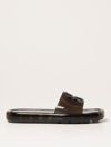 Tory Burch Logo-embossed Bubble Jelly Slides In 黑色