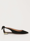 Aquazzura Love Affair 10mm Ballerina Shoes In Black