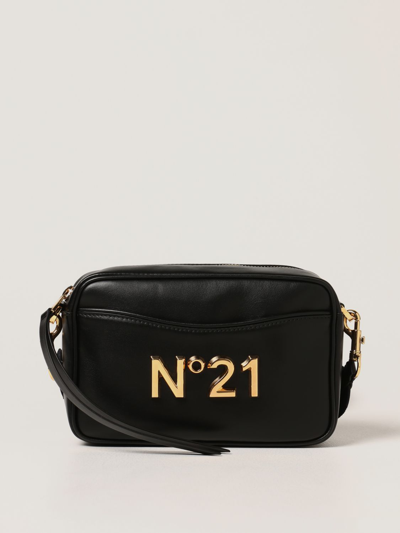 N°21 Camera Bag N ° 21 In Leather In Black