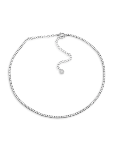 Saks Fifth Avenue Women's 14k White Gold & 3 Tcw Diamond Choker Necklace