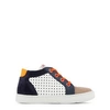 Pom D'api Multicolor Mousse Zip Sneakers In White