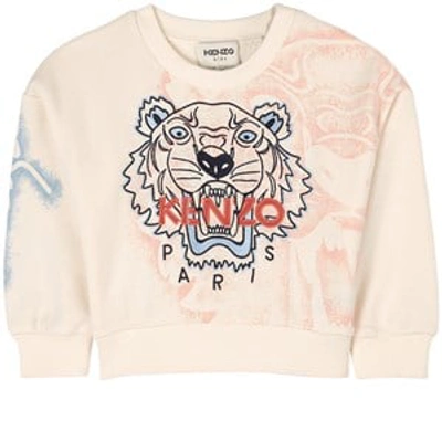 Kenzo Kids' Cream Tiger Sweatshirt