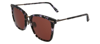Bottega Veneta Bv0102s-30001103003 Square Sunglasses In Black,purple