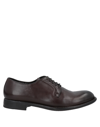 Doucal's Lace-up Shoes In Dark Brown