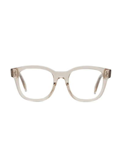 Celine 50mm Square Optical Glasses In Beige