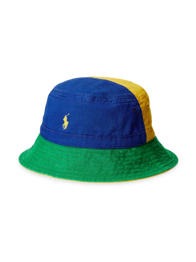 Polo Ralph Lauren Baby's Colorblocked Twill Bucket Hat In Color Block ...