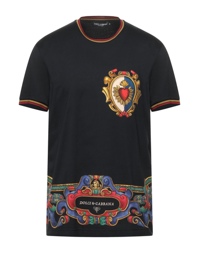 Dolce & Gabbana T-shirts In Black