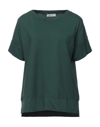 Alpha Studio T-shirts In Dark Green