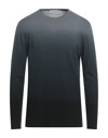 Grey Daniele Alessandrini Sweaters In Lead