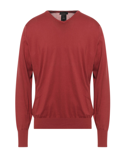John Smedley Sweaters In Garnet