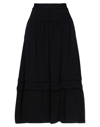Mm6 Maison Margiela Long Skirts In Black