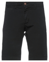 Squad² Man Shorts & Bermuda Shorts Black Size 26 Cotton, Elastane