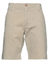 Wrangler Man Shorts & Bermuda Shorts Beige Size 29 Cotton, Elastane