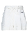 Shoe® Shoe Woman Shorts & Bermuda Shorts White Size L Cotton