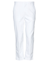 Dondup Woman Pants White Size 27 Cotton, Elastane