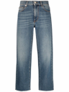 LOVE MOSCHINO MID-RISE STRAIGHT-LEG JEANS