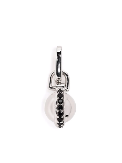 Missoma Pavé Sphere Clip-on Pendant In Silver