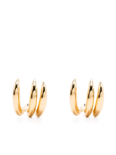 Missoma Claw Stud Earrings 18ct Gold Plated Vermeil