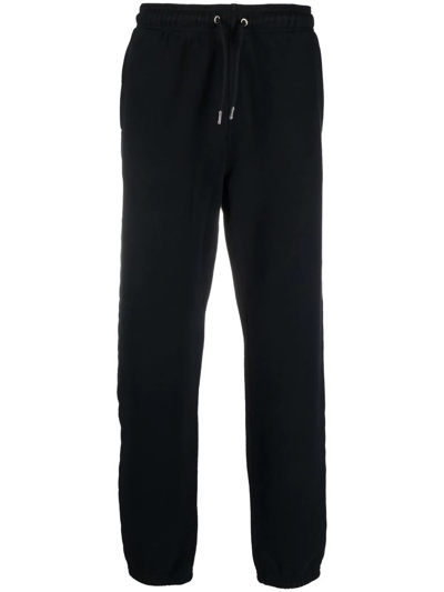 Sandro Embroidered-logo Track Pants In Schwarz