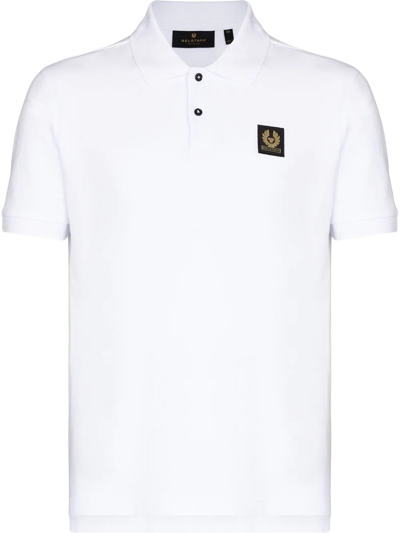 Belstaff Short-sleeve Polo Shirt In White